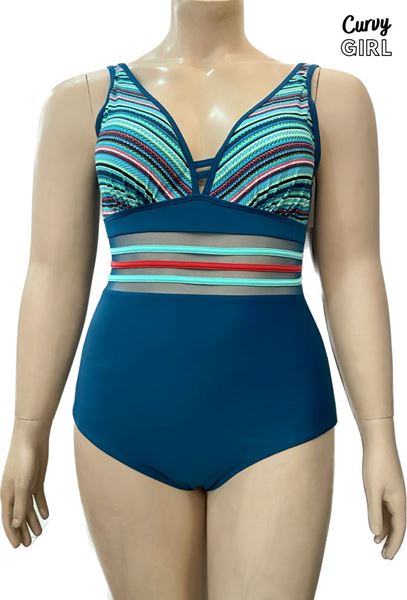 Picture of CURVY GIRL TUMMY CONTROL SWIM SUIT